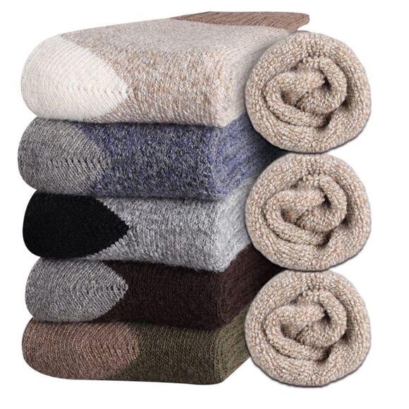 Men’s Wool Blend Socks  - Picture 1 of 5